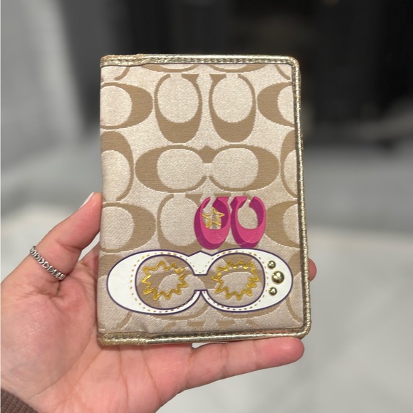 Coach Handbags - Coach Signature Passport Holder w/ Patch – Y2K